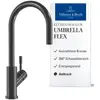 Image de Villeroy & Boch, Robinetterie de cuisine, Robinet de cuisine Umbrella Flex, en acier inoxydable