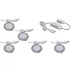 Image de Hera, Spot encastrable, Lot de 5 lampes LED encastrées (Matières plastiques)