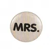 Image de Badge broche bouton MRS. - Rico Design(...) - Blanc