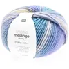Image de Pelote de laine à tricoter CREATIVE MELANGE CHUNKY - Rico Design(...) - 067 Jaune-turquoise