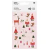 Image de 40 autocollants gel Père Noël