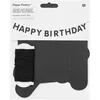 Image de Guirlande Happy Birthday noire 5 m - Rico Design