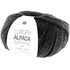Image de Fil de laine à tricoter LUXURY ALPACA Superfine Aran - Rico Design(...) - 18 Noir