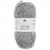 Image de Fil à tricoter FASHION COTTON MÉTALLISÉ DK - Rico Design(...) - 21 Gris