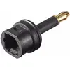 Image de Goobay Adaptateur audio numérique Toslink (Adaptateur Toslink), Adaptateur audio, Noir