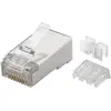 Image de Goobay Connecteur RJ45, CAT 6A STP blindé (STP, CAT6a), Câble réseau