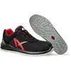 Image de Albatros, Chaussures de travail, Chaussure de sécurité GRID LOW taille 44 noir/rouge S3 SRC EN ISO 20345:2011 microfibre/tissu (S3, 44)