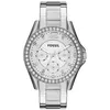 Image de Montre Fossil Riley multifonctions en acier inoxydable pour femme, ES3202