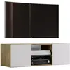 Image de VCM, Meuble TV, Bois Mural TV Lowboard Armoire TV Jusa (95 x 36 x 40 cm)