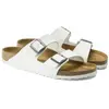 Image de Birkenstock, Femmes, Sandales, Arizona BS Tongs pour femmes, Blanc, (36)