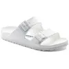 Image de Birkenstock, Hommes, Sandales, Slides "Arizona essentials" weiss, Blanc, (46)
