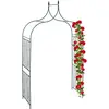 Image de Relaxdays, Plantes : accessoires, Arcade de rosiers avec pointes (60 cm, 144 cm)
