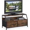 Image de Relaxdays, Meuble TV, Tableau TV (93 x 41.40 x 48.50 cm)