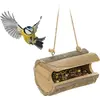 Image de Relaxdays Mangeoire-pour-oiseaux, Nichoir