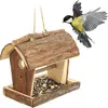 Image de Relaxdays Mangeoire-pour-oiseaux, Nichoir