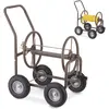 Image de Relaxdays, Rangement du tuyau d'arrosage, Chariot dévidoir