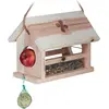 Image de Relaxdays Mangeoire pour oiseaux, Nichoir