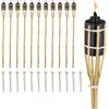 Image de Relaxdays, Torche, 12x torches-bambou