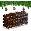 Image de Relaxdays, Décorations de sapin de Noël, 96-tlg. Weihnachtskugeln-Set (96x)