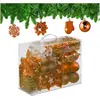 Image de Relaxdays, Décorations de sapin de Noël, 100x boules-de-Noël (100x)