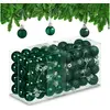 Image de Relaxdays, Décorations de sapin de Noël, 96-tlg. Weihnachtskugeln-Set (96x)