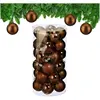 Image de Relaxdays, Décorations de sapin de Noël, 30x boules-de-Noël