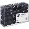 Image de Relaxdays, Décorations de sapin de Noël, Lot de 100 boules de Noël (100x)