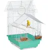 Image de Relaxdays Cage-à-oiseaux, Volière + cage