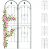 Image de Relaxdays, Plantes : accessoires, Treillis jardin set de 2 (1.50 cm, 50 cm)