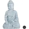 Image de Relaxdays, Décorations d'extérieur, Figurine Budda Assis 40 cm