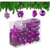 Image de Relaxdays, Décorations de sapin de Noël, ensemble de 100 boules de Noël (100x)