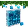 Image de Relaxdays, Décorations de sapin de Noël, 110 pcs. ensemble de boules de Noël (110x)
