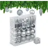 Image de Relaxdays, Décorations de sapin de Noël, 110 pcs. ensemble de boules de Noël (110x)