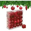 Image de Relaxdays, Décorations de sapin de Noël, 110-tlg. Weihnachtskugeln-Set (110x)