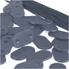 Image de Relaxdays, Brise-vue, 52 pcs. fixation pare-vue