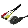 Image de LogiLink Scart   Composite Video (2 m, Câbles Cinch), Câble audio