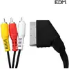 Image de Edm Câble Péritel Vers 3 Rca 1.5 M
