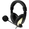 Image de LogiLink Stereo Headset (Filaire), Casque micro de bureau, Jaune, Noir