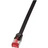 Image de LogiLink Câble de réseau (U/FTP, CAT6a, 0.50 m), Câble réseau