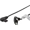 Image de LogiLink CP134 (0.75 m), Câble d'alimentation, Noir