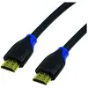 Image de LogiLink HDMI (Typ A)   HDMI (Typ A) (5 m), Câble vidéo, Noir, Bleu