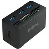 Image de LogiLink Hub USB 3.0 avec lecteur de carte All-in-One, noir