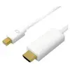 Image de LogiLink Mini DisplayPort   HDMI (Typ A) (2 m), Câble vidéo, Blanc