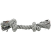 Image de 1 corde (L 15 cm) gris Trixie Corde à noeuds multicolore pour chien