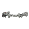 Image de 1 corde (L 26 cm) gris Trixie Corde à noeuds multicolore pour chien