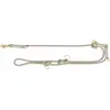 Image de Trixie Soft Rope Hondenriem Verstelbaar Grijs / Lightgrijs (S, Chien, Sport canin), Collier + laisse