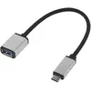 Image de Renkforce RF-4888284 Câble USB 0,15 m 3.2 Gen 1 (3.1 Gen 1) USB C USB A Noir (0.15 m, USB 3.2 Gen 1, 4.50 W), Câble USB