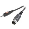 Image de SpeaKa Professional 3.5mm Klinke   DIN 5 pol. (1.50 m, Câble AUX), Câble audio