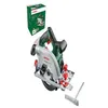 Image de Bosch Home and Garden UniversalCirc 18V-53 Set pour scie circulaire portative Profondeur de coupe max. (90°) 53 mm + batterie, + chargeur 18 V 2.5 Ah