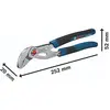 Image de Bosch Professional, Pinces, Pince à pompe à eau 250 mm (252 mm)